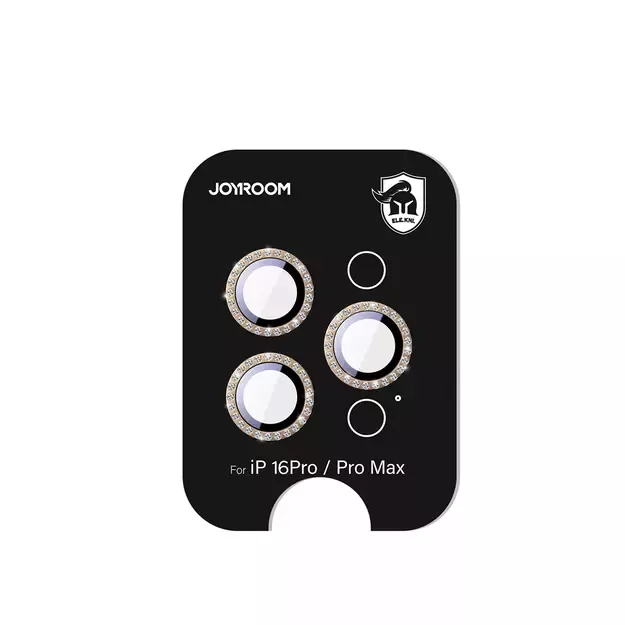 Joyroom JR-MSJ0310 Glass Screen Protector for iPhone 16 Pro/16 Pro Max Lenses - Brown