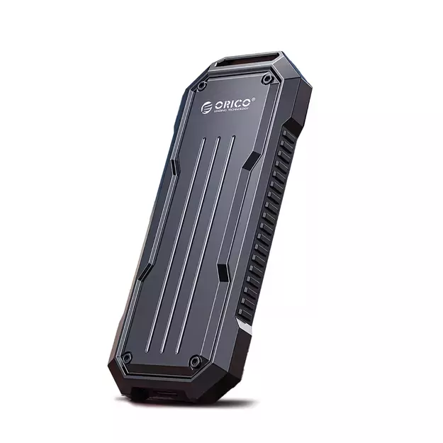 Orico OXS2C3-G2 M.2 NVMe/SATA SSD USB-C 3.2 Tactical Reinforced Disk Caddy - Gray