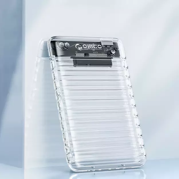 Orico 2139U3-V1 2.5&quot  HDD/SSD USB Micro-B 5Gb/s Disk Drive - Transparent 3