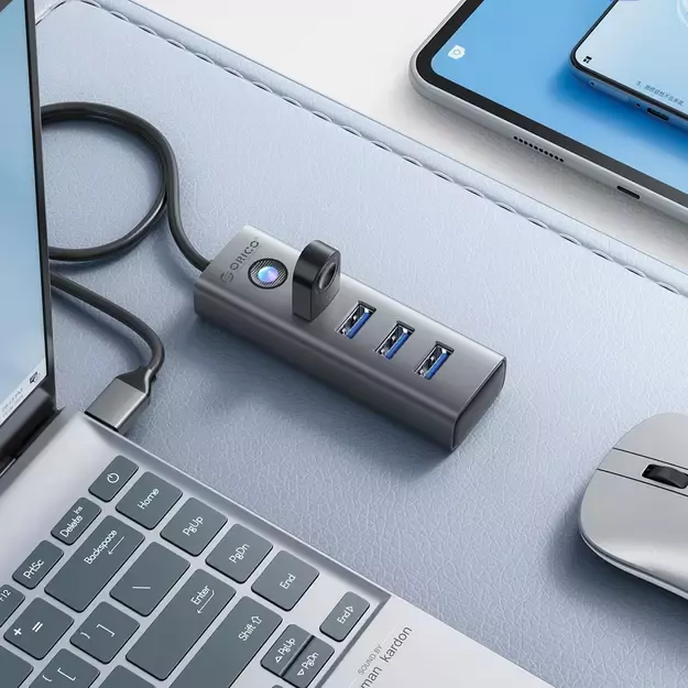 Hub Orico PDD4U-U3 4x USB-A 3.0 - gray 2