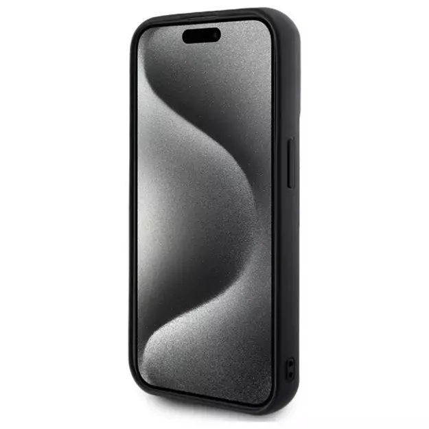 Karl Lagerfeld 3D Rubber Signature Case for iPhone 15 Pro - Black 4