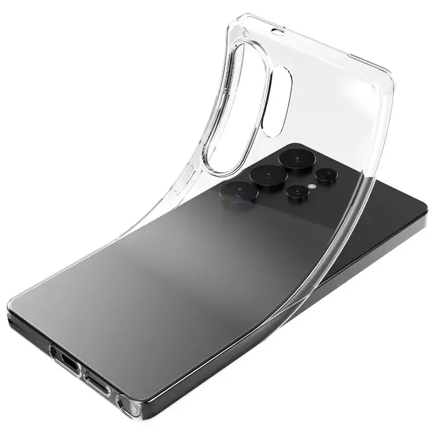 Silicone Case Puro 03 Nude for Samsung Galaxy S25 Ultra - Transparent 3