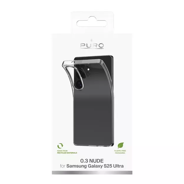 Silicone Case Puro 03 Nude for Samsung Galaxy S25 Ultra - Transparent 4