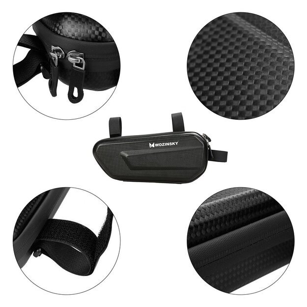 Wozinsky bike frame bag 1.5l black (WBB10BK) 24