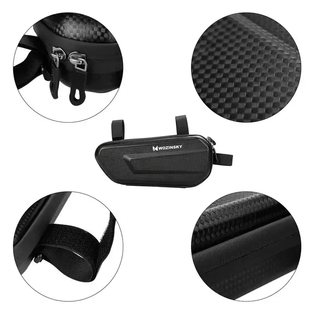 Wozinsky bike frame bag 1.5l black (WBB10BK) 52