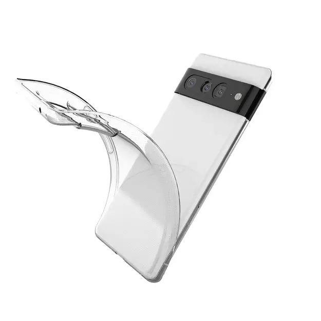 Ultra Clear 0.5mm Google Pixel 7 Pro Case Gel Back Cover Transparent 6