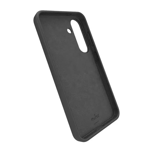 Puro Icon Silicone Case for Samsung Galaxy S25 - Black 1