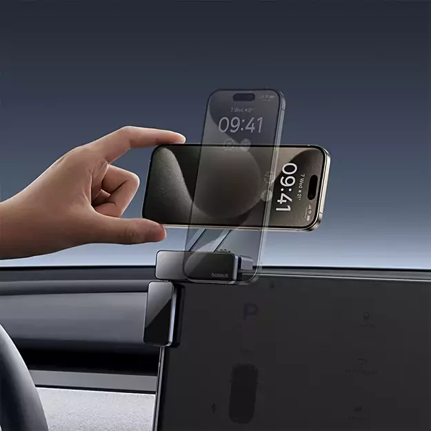 Baseus MaxView Magnetic Car Display Mount Holder - Gray 9