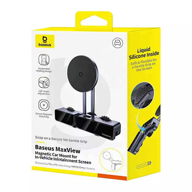 Baseus MaxView Magnetic Car Display Mount Holder - Gray 6