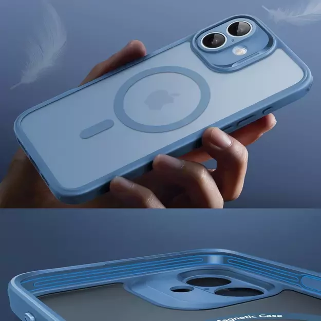 ESR Classic Pro Set Halolock MagSafe case for iPhone 16 - blue 13