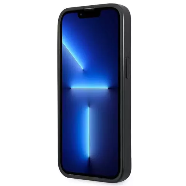 Guess SaffianoTriangle Logo case for iPhone 13 / 14 / 15 6.1&quot  - silver 11