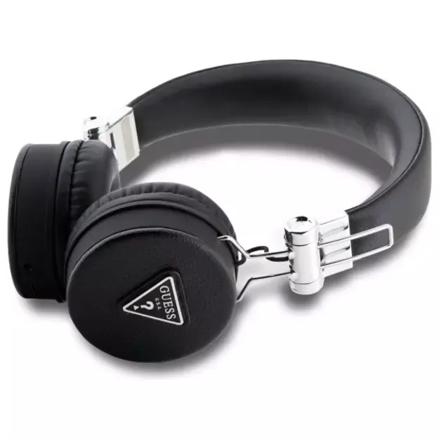 Guess Bluetooth ENC GUBH70PGTSPSK on-ear headphones black/black Grained Classic Round Shape 1