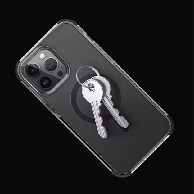 Uniq Combat case iPhone 14 Plus / 15 Plus 6.7&quot  Magclick Charging black/concrete charcoal 12