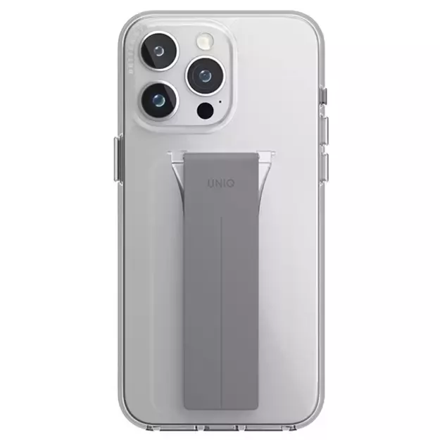 Uniq case Heldro Mount with Stand iPhone 15 Pro Max 6.7&quot  transparent/lucent clear 1