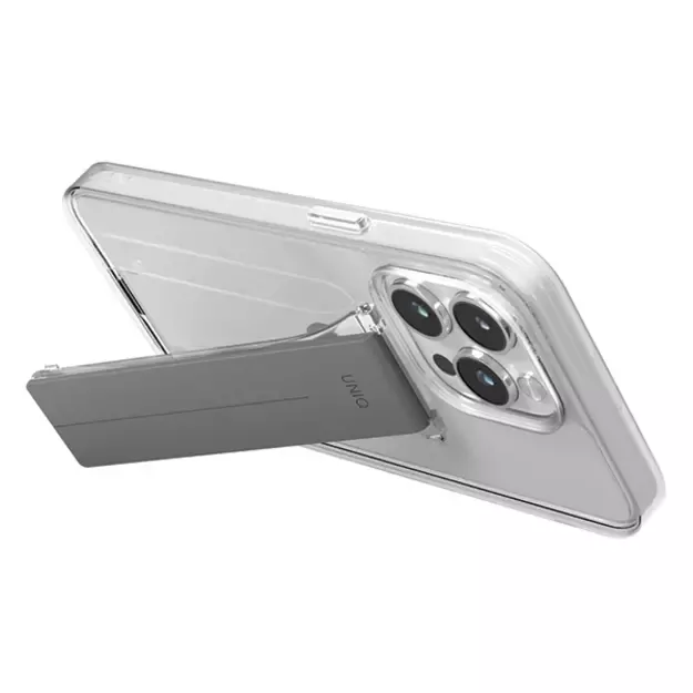 Uniq case Heldro Mount with Stand iPhone 15 Pro Max 6.7&quot  transparent/lucent clear 2