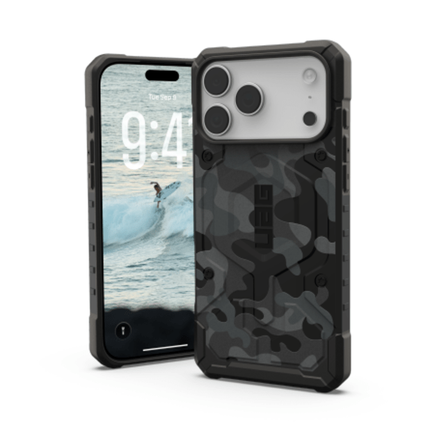 UAG Pathfinder MagSafe Case for iPhone 17 Pro Max - Black and Gray