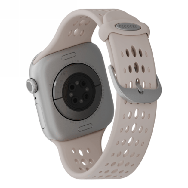 Decoded Silicone Ares O Band for Apple Watch 40/41/42 mm - Beige 1