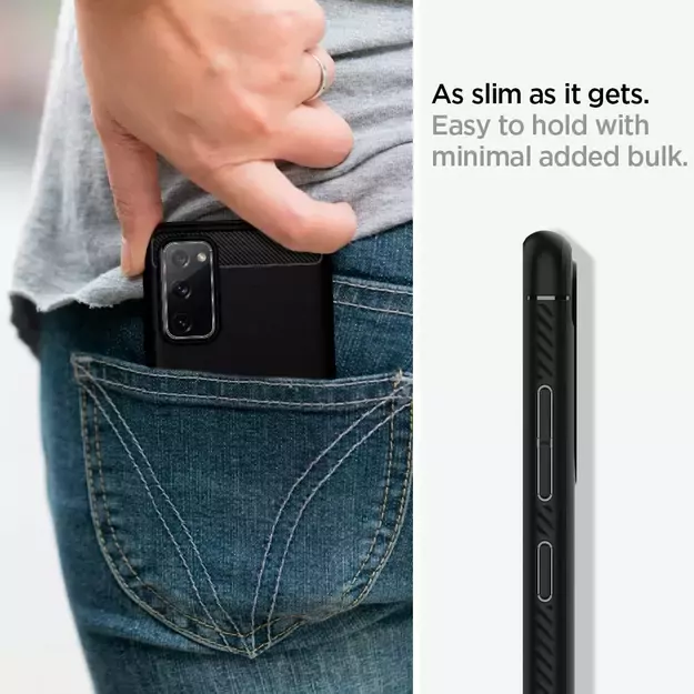 Spigen Rugged Armor Case for Samsung Galaxy S20 FE - Matte Black 32