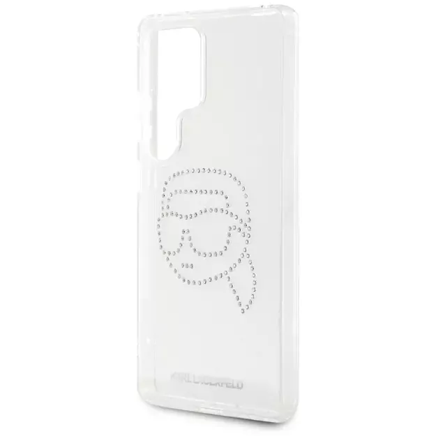 Case Karl Lagerfeld Rhinestones Karl Head Logo Samsung Galaxy S25 Ultra transparent 12