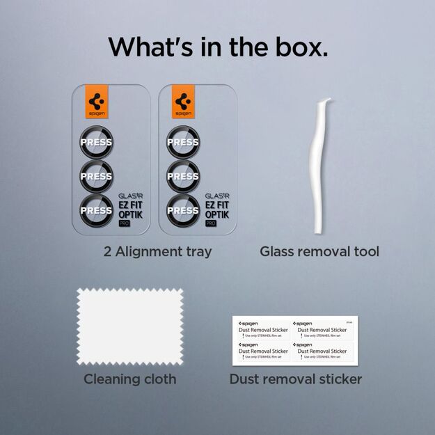 Spigen Optik Pro HD Glas.TR EZ Fit 2-pack Camera Protector for Samsung Galaxy Z Fold 7 - Black 10