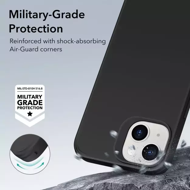 ESR Classic Hybrid Halolock MagSafe iPhone 14 Plus Case - Black 11
