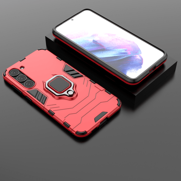 Ring Armor case for Samsung Galaxy S23+ armored cover magnetic holder ring black 20
