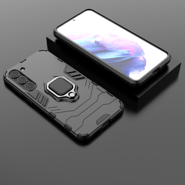 Ring Armor case for Samsung Galaxy S23+ armored cover magnetic holder ring black 18