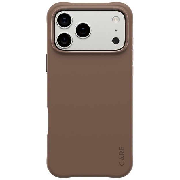 CARE by PanzerGlass Fashionable Samba MagSafe Case for iPhone 17 Pro Max - Brown 1