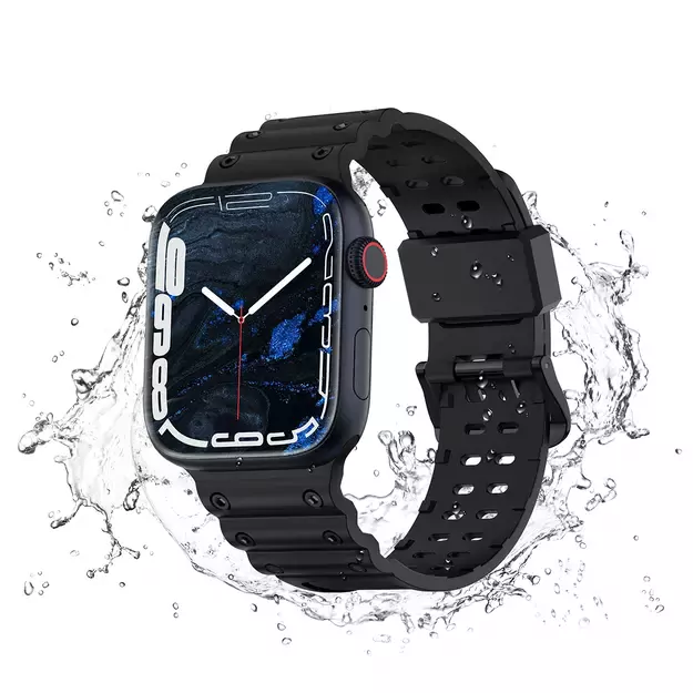 Strap Triple Protection for Apple Watch 38 / 40 / 41 mm bracelet strap - black 2