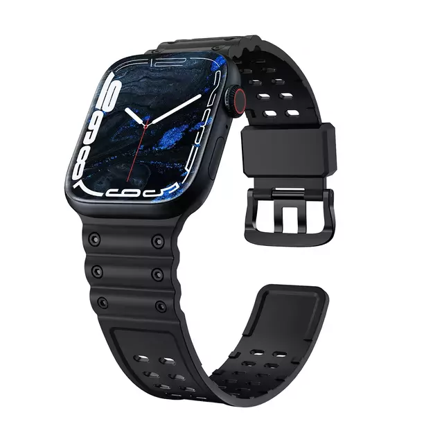 Strap Triple Protection for Apple Watch 38 / 40 / 41 mm bracelet strap - black 1