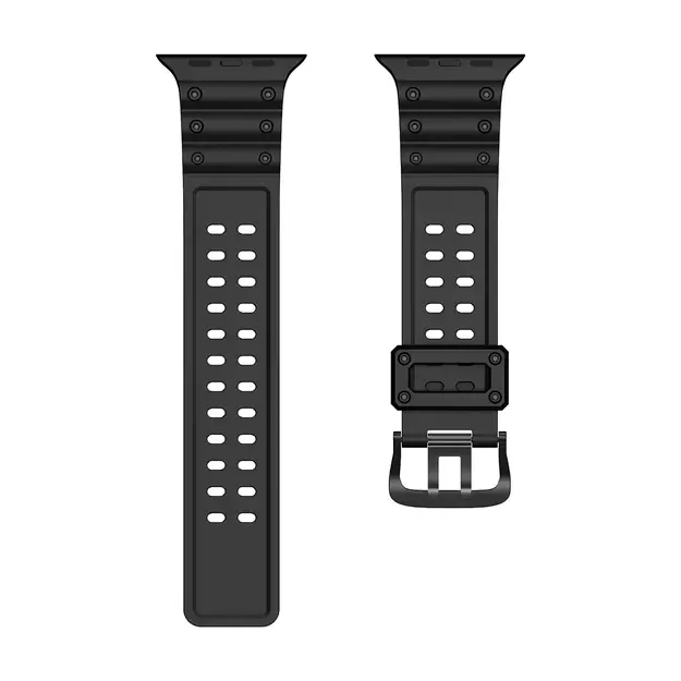 Strap Triple Protection for Apple Watch 38 / 40 / 41 mm bracelet strap - black 4