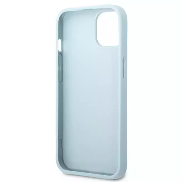 Guess GUHCP13MPS4MB iPhone 13 6.1&quot  blue/blue hardcase Saffiano 4G Small Metal Logo 13