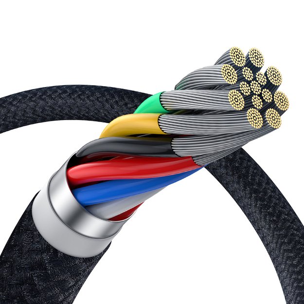 Baseus Crystal Shine CB000089 USB-C / USB-C USB3.2 cable 100W 20Gbps 1.5m - black 5