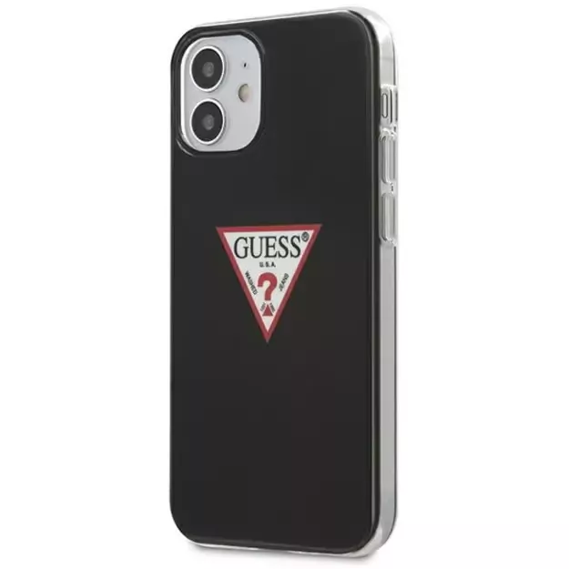 Guess GUHCP12SPCUCTLBK iPhone 12 mini 5.4&quot  black/black hardcase Triangle Collection 1