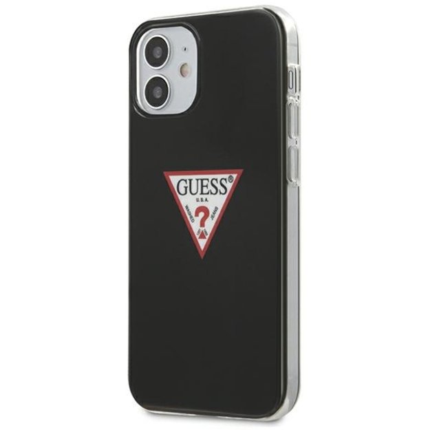 Guess GUHCP12SPCUCTLBK iPhone 12 mini 5.4&quot  black/black hardcase Triangle Collection 3