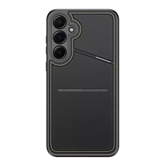 Dux Ducis Rafi II Case for Samsung Galaxy S25 with Stand and Wallet - Black 14