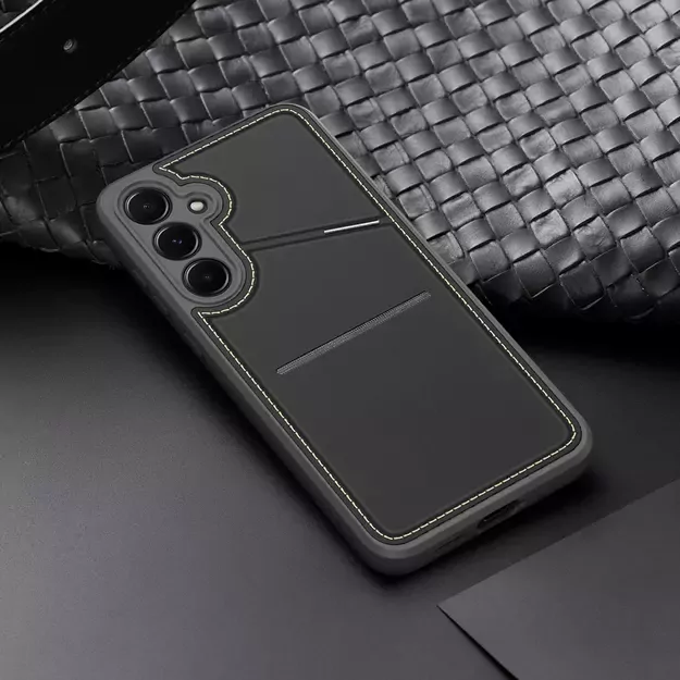 Dux Ducis Rafi II Case for Samsung Galaxy S25 with Stand and Wallet - Black 3