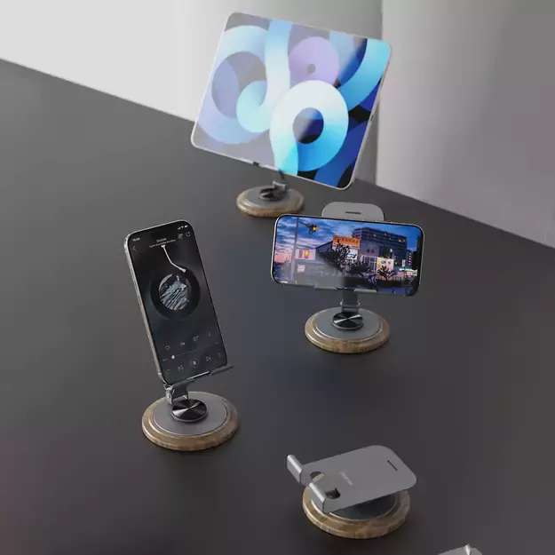 Dudao F17M 360° metal phone stand - gray 7