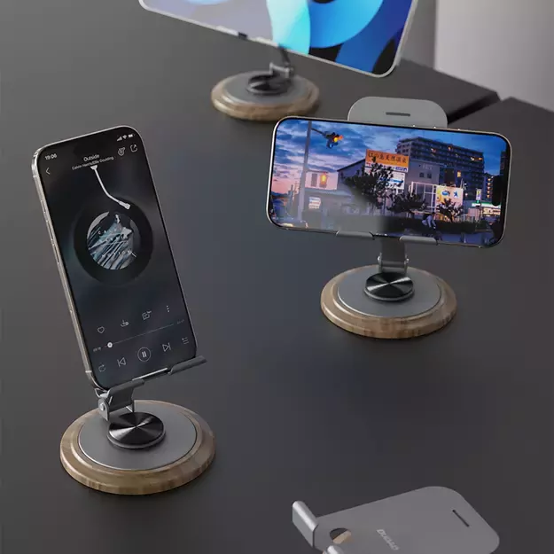 Dudao F17M 360° metal phone stand - gray 10