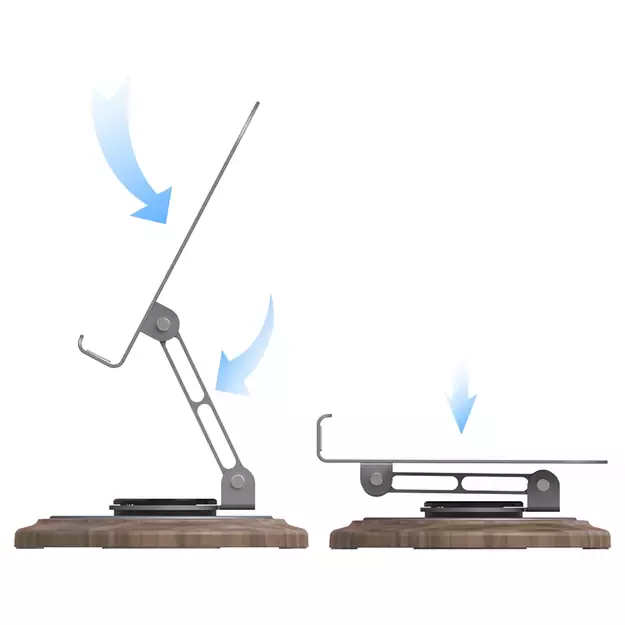 Dudao F17M 360° metal phone stand - gray 2