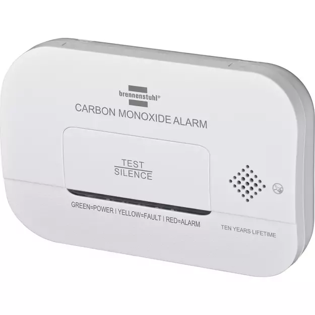 Brennenstuhl CM A 3030 carbon monoxide and gas sensor with alarm signal and LED display - white
