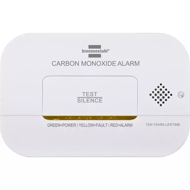 Brennenstuhl CM A 3030 carbon monoxide and gas sensor with alarm signal and LED display - white 3