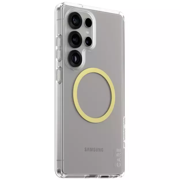 CARE by PanzerGlass Flagship Urban Combat Chardonnay QI Case for Samsung Galaxy S25 Ultra - Transparent 1