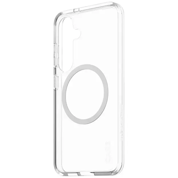 CARE by PanzerGlass Flagship Urban Combat White QI Case for Samsung Galaxy S25 - Transparent 2