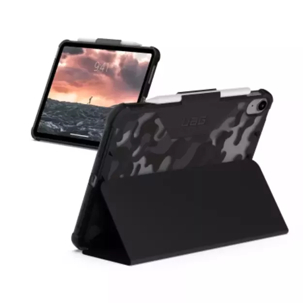 UAG Plyo Case with Apple Pencil Holder for iPad 10.9&quot  (10th Gen.) - Olive 2