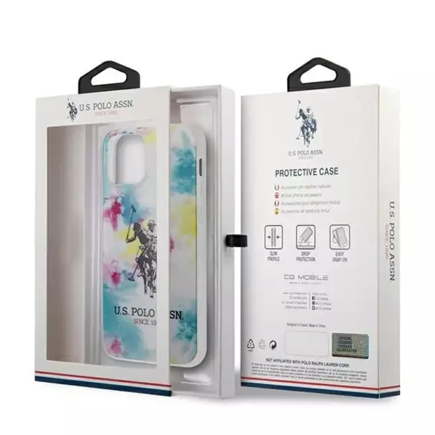 US Polo USHCP12LPCUSML iPhone 12 Pro Max 6,7  multicolor Tie & Dye Collection 9