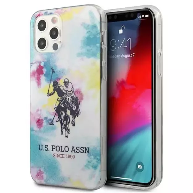 US Polo USHCP12LPCUSML iPhone 12 Pro Max 6,7  multicolor Tie & Dye Collection