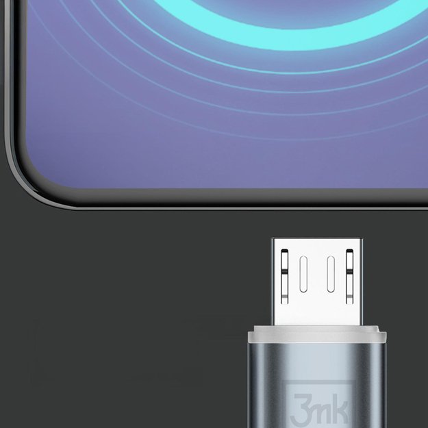 3mk Hyper Cable N-SERIES USB-A / MicroUSB 1m 5V/2.4A 12W / white 7