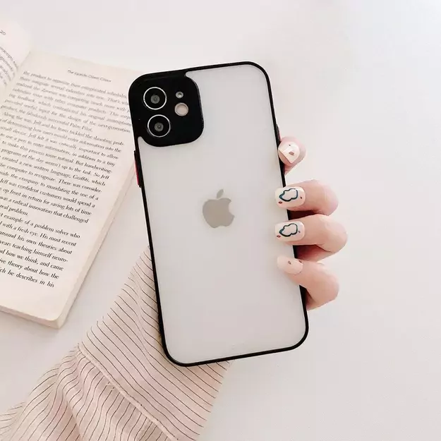 Milky Case silicone flexible translucent case for Samsung Galaxy A42 5G black 14