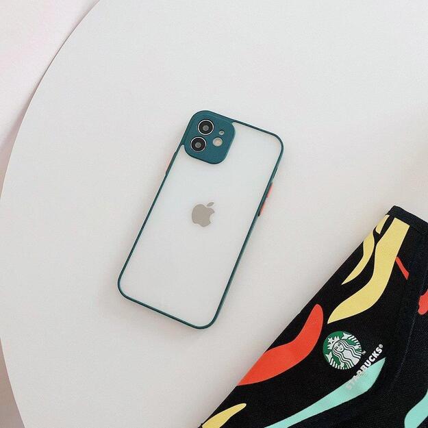 Milky Case silicone flexible translucent case for Samsung Galaxy S21+ 5G (S21 Plus 5G) dark green 12